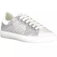 Silver Polyester Women Sneaker - SEHABRANDS