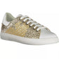 Gold Polyester Women Sneaker - SEHABRANDS