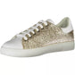 Gold Polyester Women Sneaker - SEHABRANDS