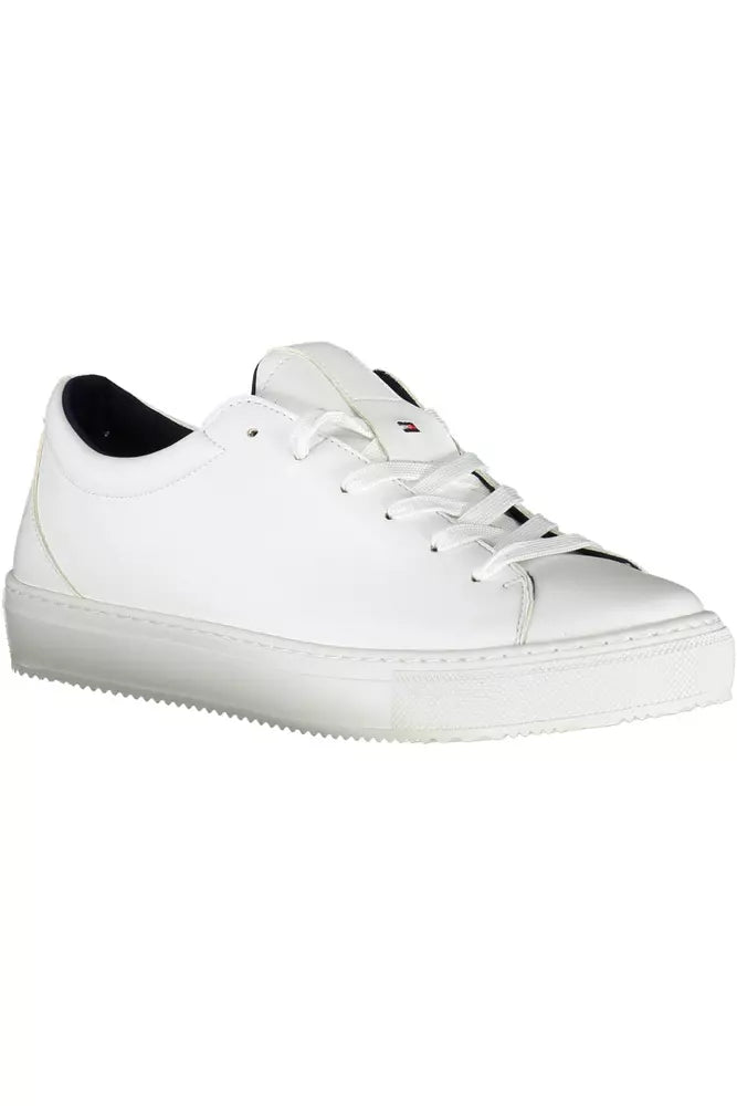 White Synthetic Women Sneaker - SEHABRANDS