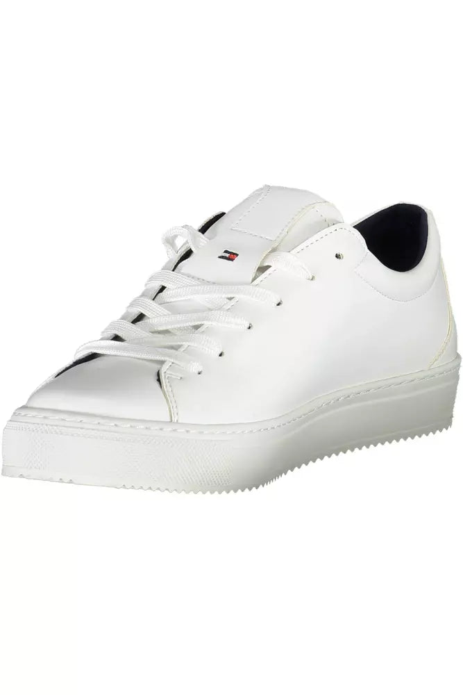 White Synthetic Women Sneaker - SEHABRANDS