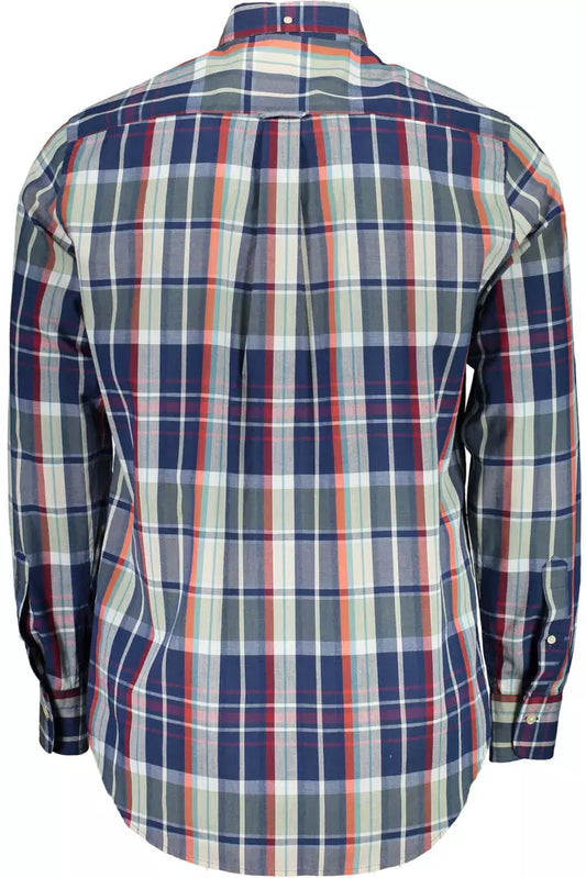 Green Cotton Men Shirt - SEHABRANDS