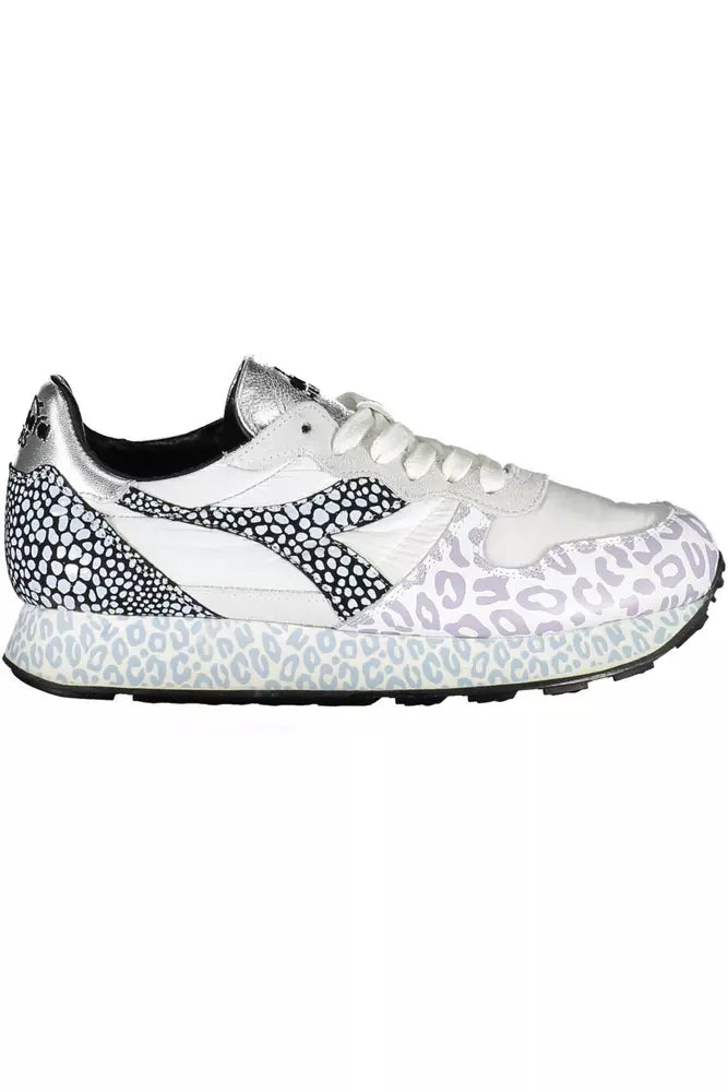 White Fabric Women Sneaker - SEHABRANDS