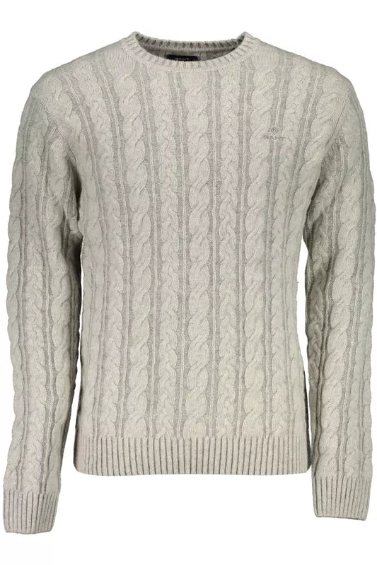 Gray Wool Men Sweater - SEHABRANDS