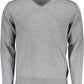 Gray Wool Men Sweater - SEHABRANDS