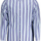 Light Blue Cotton Men Shirt - SEHABRANDS