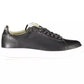 Black Leather Women Sneaker - SEHABRANDS