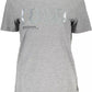 Gray Cotton Women T-Shirt - SEHABRANDS