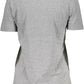 Gray Cotton Women T-Shirt - SEHABRANDS