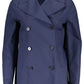 Blue Cotton Women Jacket - SEHABRANDS