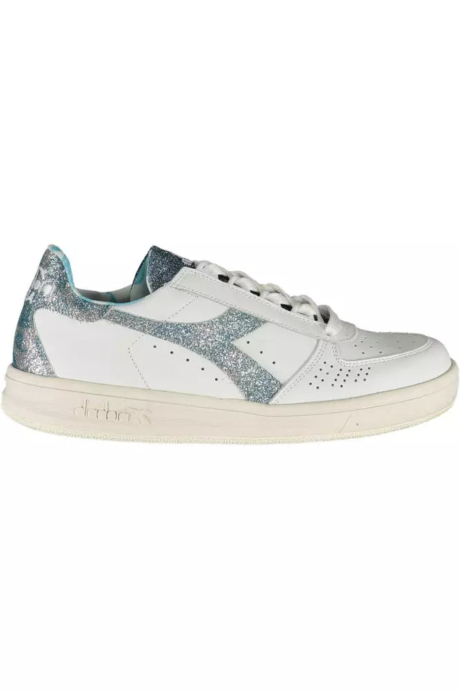 White Leather Women Sneaker - SEHABRANDS