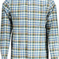 Blue Cotton Mens Shirt - SEHABRANDS