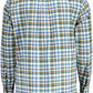 Blue Cotton Mens Shirt - SEHABRANDS