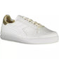 White Leather Women Sneaker - SEHABRANDS