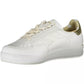 White Leather Women Sneaker - SEHABRANDS