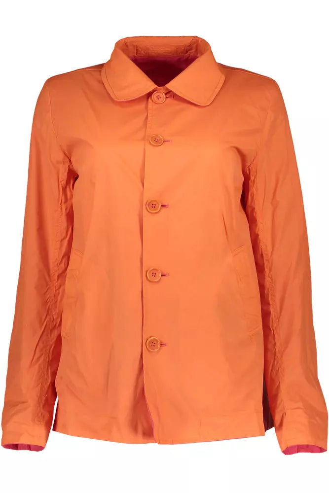 Red Cotton Women Jacket - SEHABRANDS