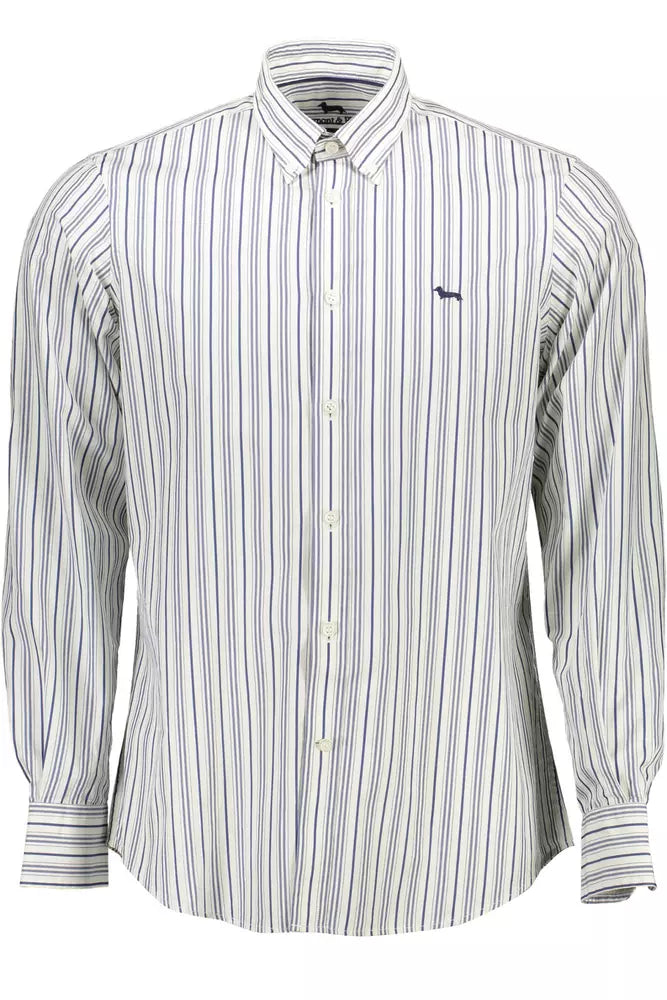 White Cotton Men Shirt - SEHABRANDS