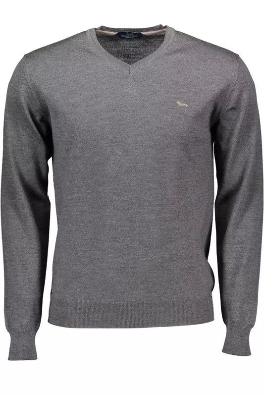 Gray Wool Men Sweater - SEHABRANDS