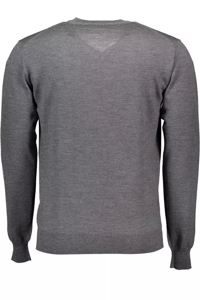 Gray Wool Men Sweater - SEHABRANDS