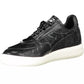 Black Leather Women Sneaker - SEHABRANDS