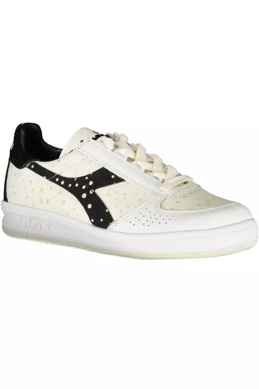 White Leather Women Sneaker - SEHABRANDS