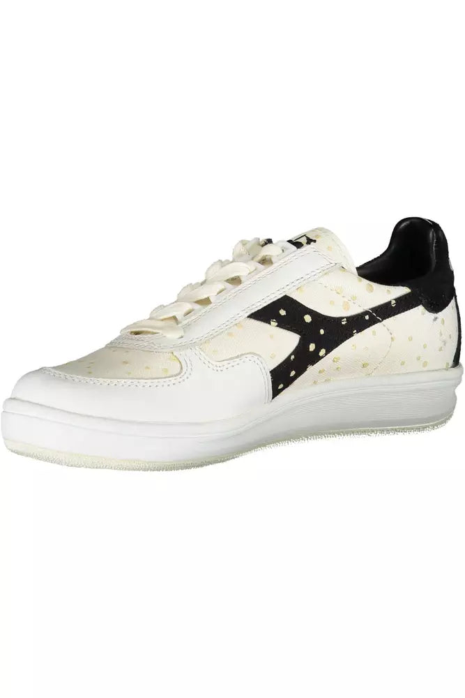 White Leather Women Sneaker - SEHABRANDS