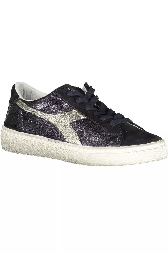 Black Leather Women Sneaker - SEHABRANDS