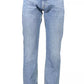 Light Blue Cotton Men Jean - SEHABRANDS