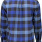 Blue Cotton Men Shirt - SEHABRANDS