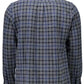 Blue Cotton Men Shirt - SEHABRANDS