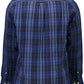 Blue Cotton Men Shirt - SEHABRANDS