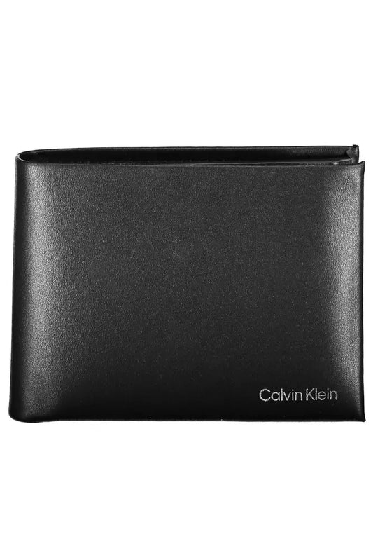 Calvin Klein Black Leather Men Wallet