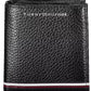 Tommy Hilfiger Black Leather Men Wallet