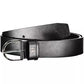 Black Leather Women Belt - SEHABRANDS