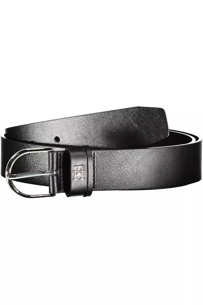 Black Leather Women Belt - SEHABRANDS