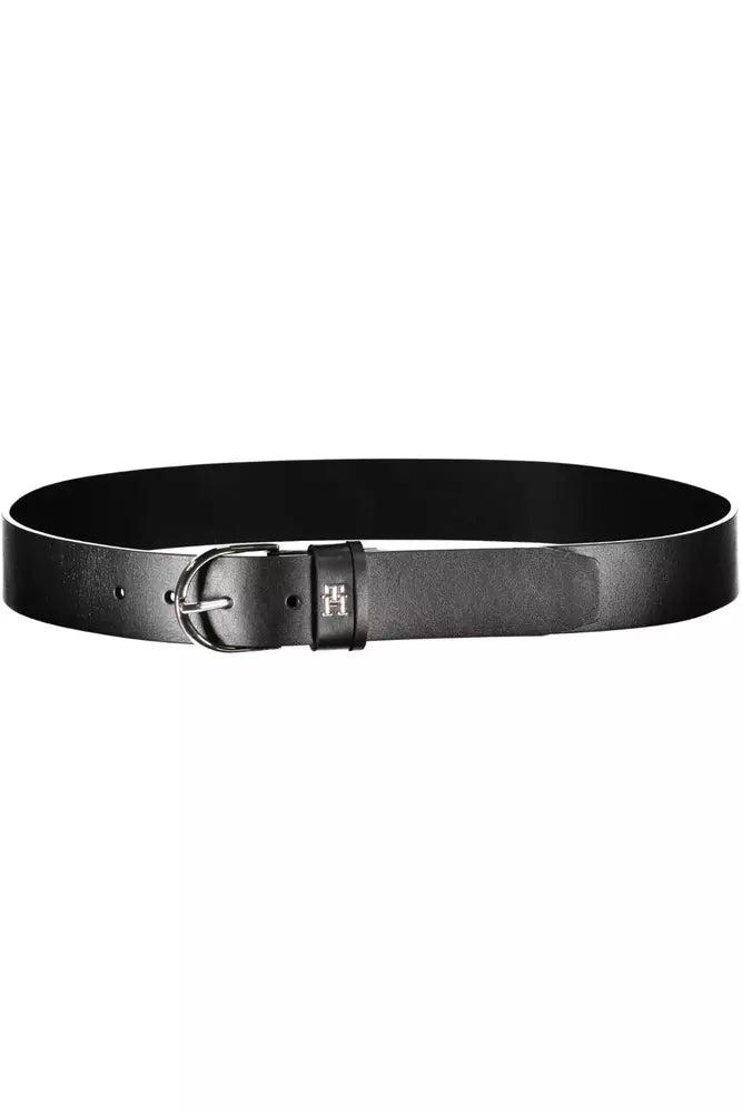 Black Leather Women Belt - SEHABRANDS