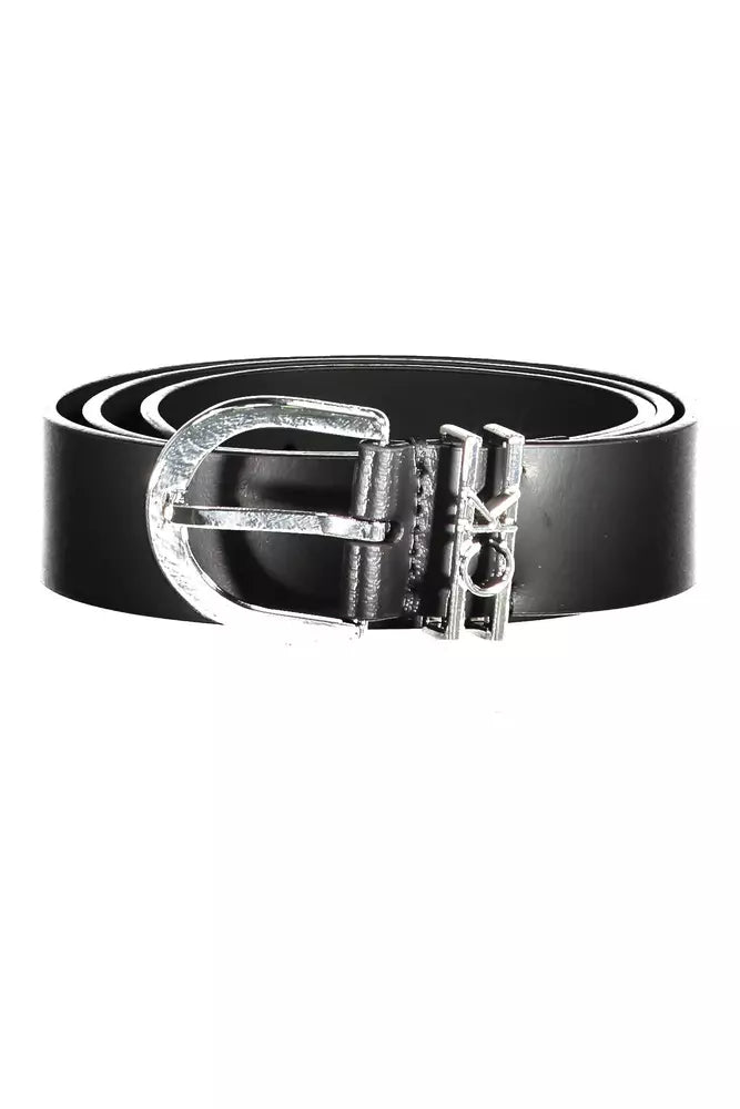 Black Leather Women Belt - SEHABRANDS