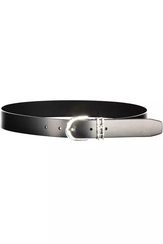 Black Leather Women Belt - SEHABRANDS