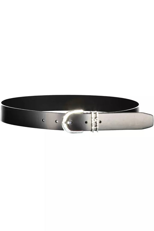 Black Leather Women Belt - SEHABRANDS