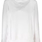 White Cotton Women Sweater - SEHABRANDS