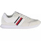 Eco-Conscious White Sneakers With Logo Accent - SEHABRANDS