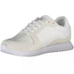 Eco-Conscious White Sneakers With Logo Accent - SEHABRANDS