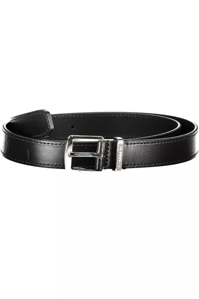 Black Leather Women Belt - SEHABRANDS