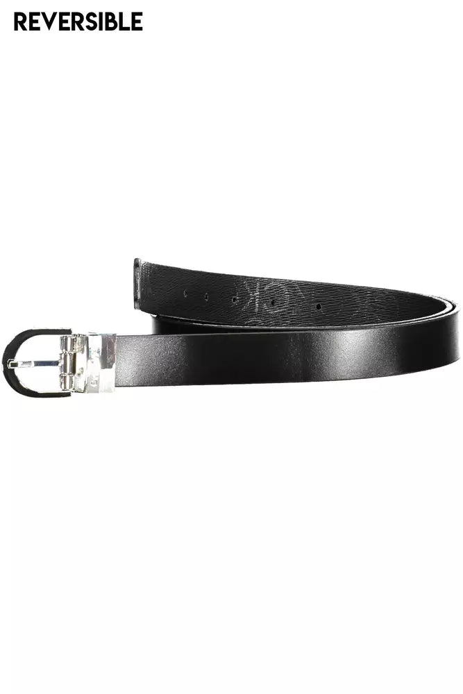 Black Polyester Women Belt - SEHABRANDS