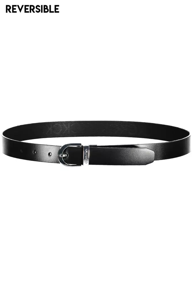 Black Polyester Women Belt - SEHABRANDS