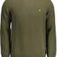 Green Wool Men Sweater - SEHABRANDS