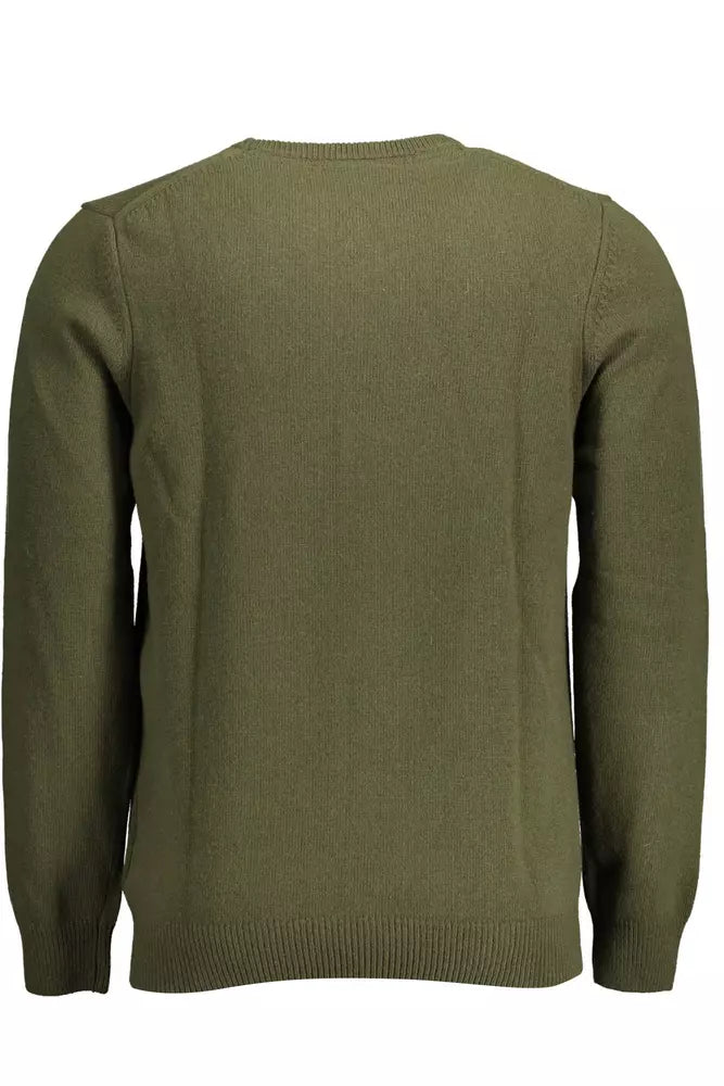 Green Wool Men Sweater - SEHABRANDS