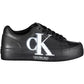 Calvin Klein Black Leather Women Sneaker