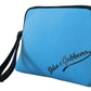 Dolce & Gabbana Elegant Blue Polyamide Pouch Bag