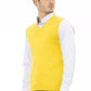 Yellow Viscose Men Vest - SEHABRANDS